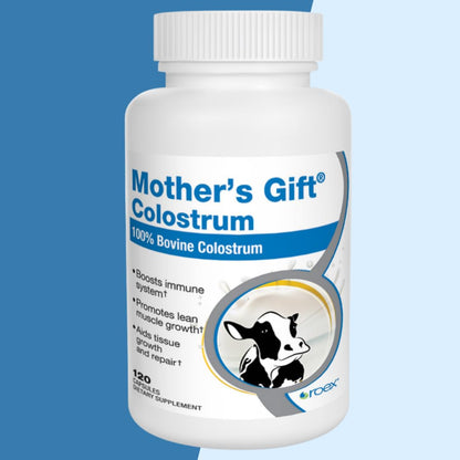 Roex Mother's Colostrum Capsule, 120 Count – Immune Support & Gut Health