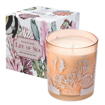 ROMIIE ZOI Life of Sea Scented Candle – 6oz Soy Wax Jar (170g)