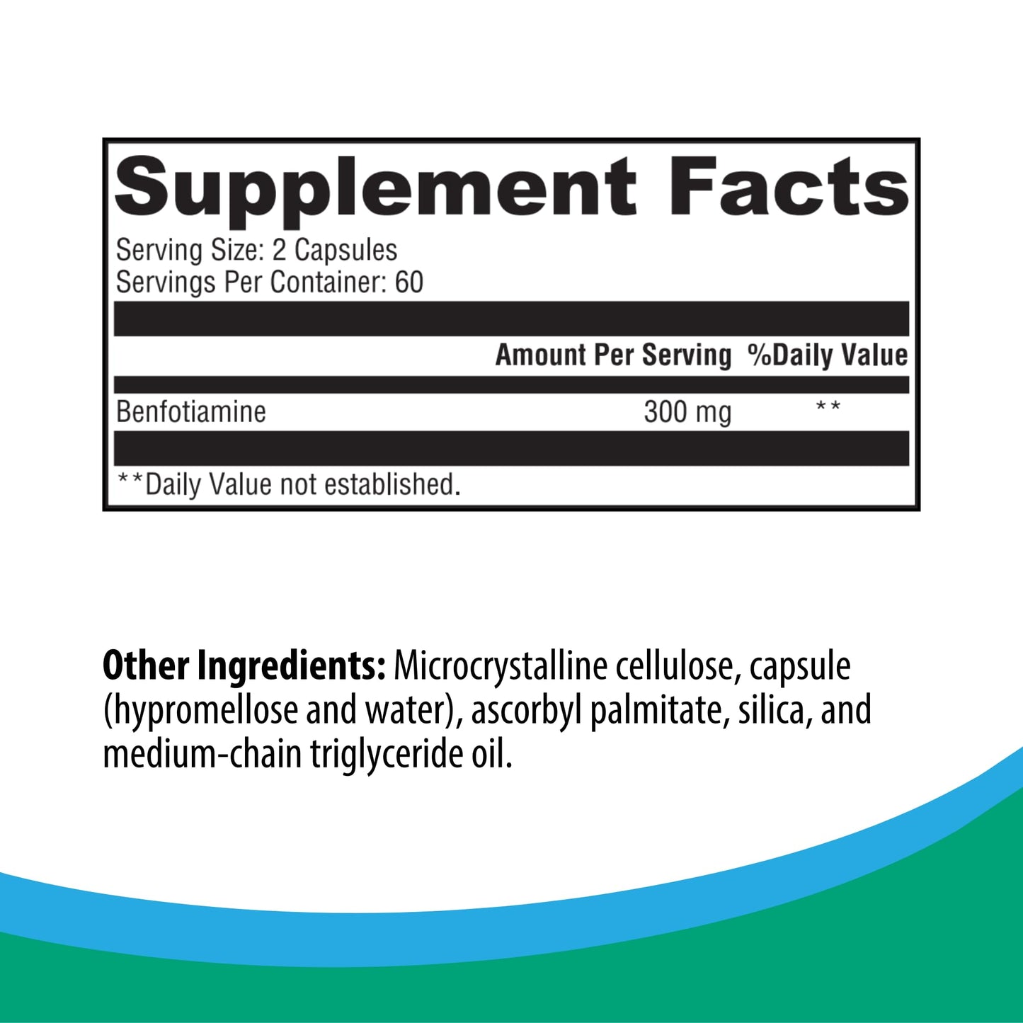 Rootcology by Dr. Izabella Wentz | Benfotiamine 300mg | 120 Capsules