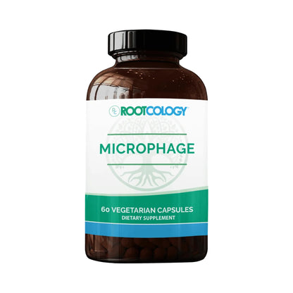 Rootcology by Dr. Izabella Wentz | Microphage: Four-Phage + Seven Probiotics | 60 Vegetarian Capsules
