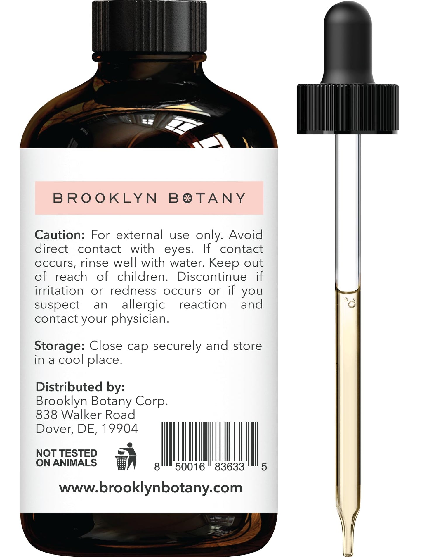 Brooklyn Botany Rosemary Essential Oil - 4 fl oz - 100% Pure & Natural - Premium Grade with Dropper