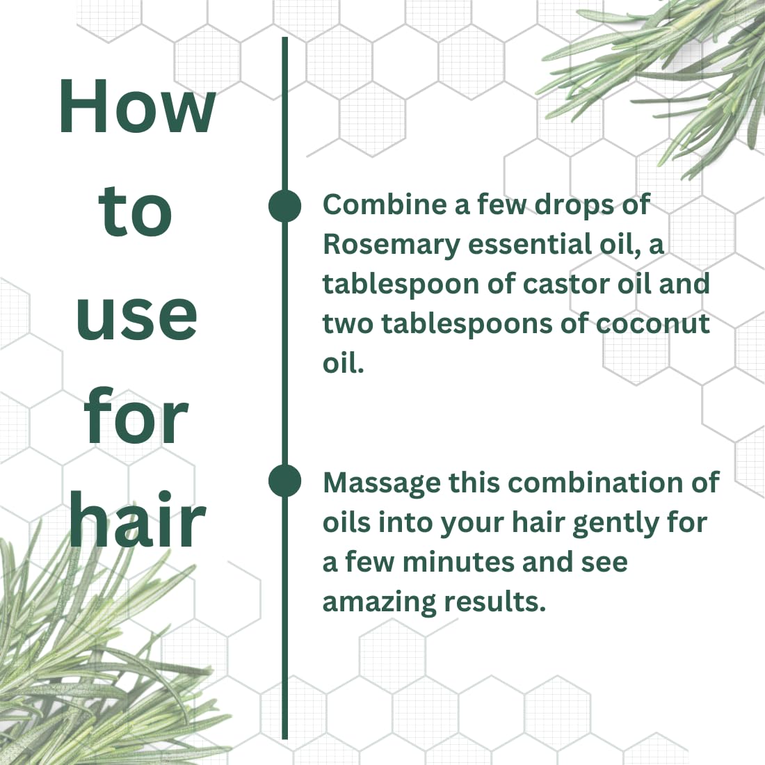 Deve Herbes Pure Rosemary Essential Oil - Steam Distilled 15ml (0.5 oz) | Rosmarinus officinalis