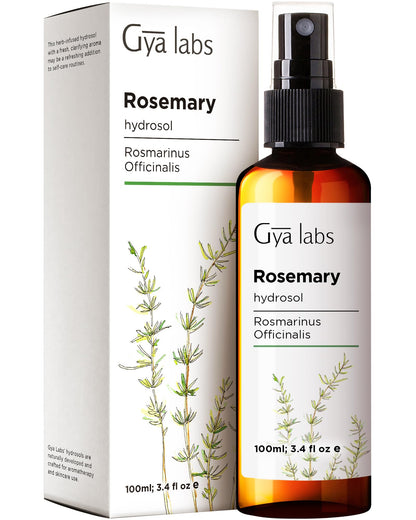 Gya Labs Rosemary Hydrosol - 3.4 Fl Oz | Face & Hair Mist