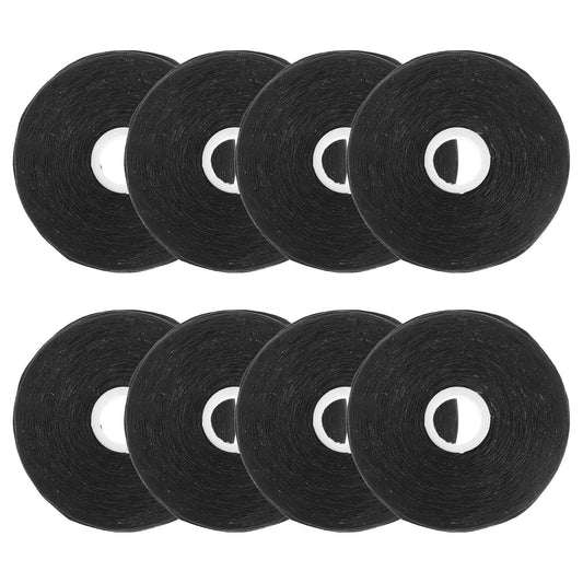 ROSENICE Bamboo Charcoal Dental Floss 50m – Mint Flavor, 8-Pack (Black)