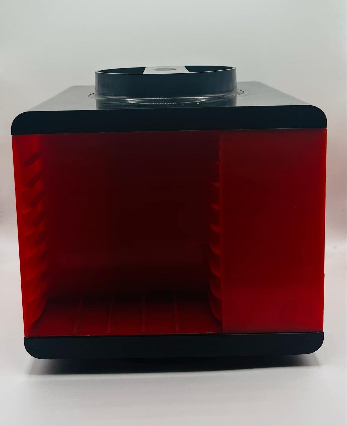 Retro Red Rotating Audio Cassette Holder