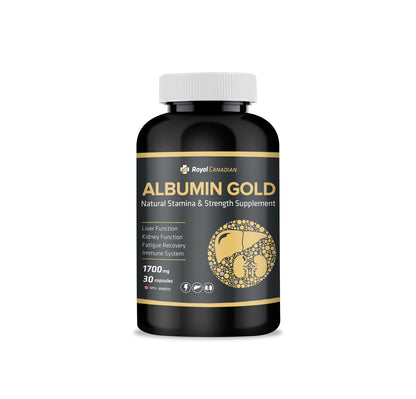 Royal Canadian Albumin Gold 1700mg – Liver & Kidney Support (30 x 1700mg Capsules)
