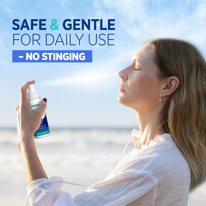 RoyceDerm Stye Eye Spray – Gentle HOCl Eyelid Cleaner with 30 Dry Wipes | No-Rinse Daily Eye Care (3.4 fl oz)