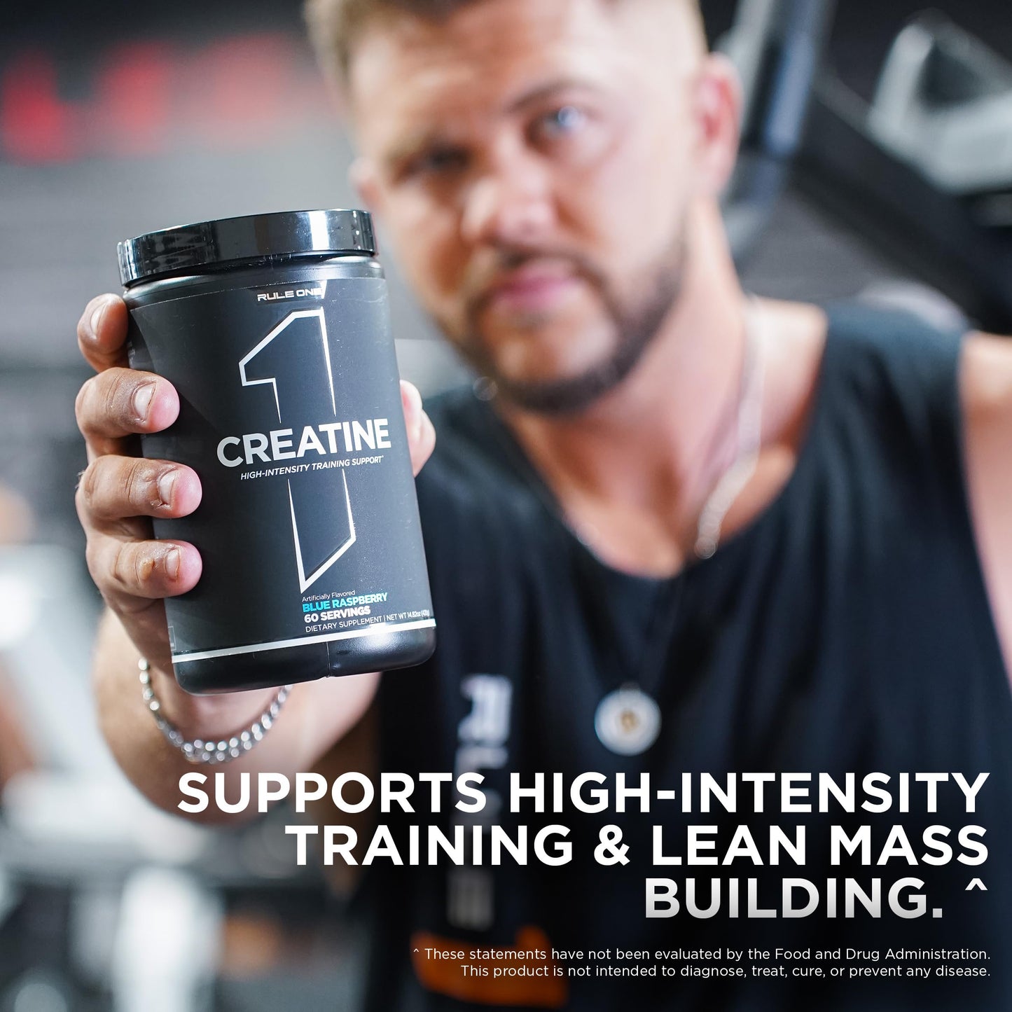 Rule 1 Creatine Powder – 5 g Micronized Creatine Monohydrate for Lean Mass & HIIT (Fruit Punch & Unflavored)