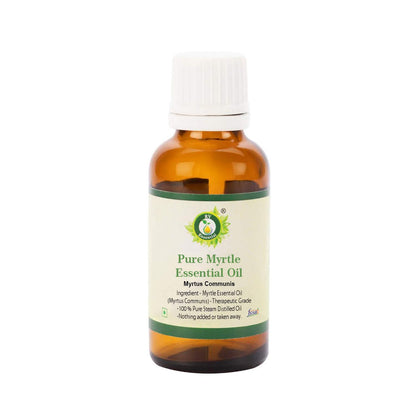 R V Essential Myrtle Essential Oil - 100% Pure, Steam-Distilled, Therapeutic Grade (50ml)