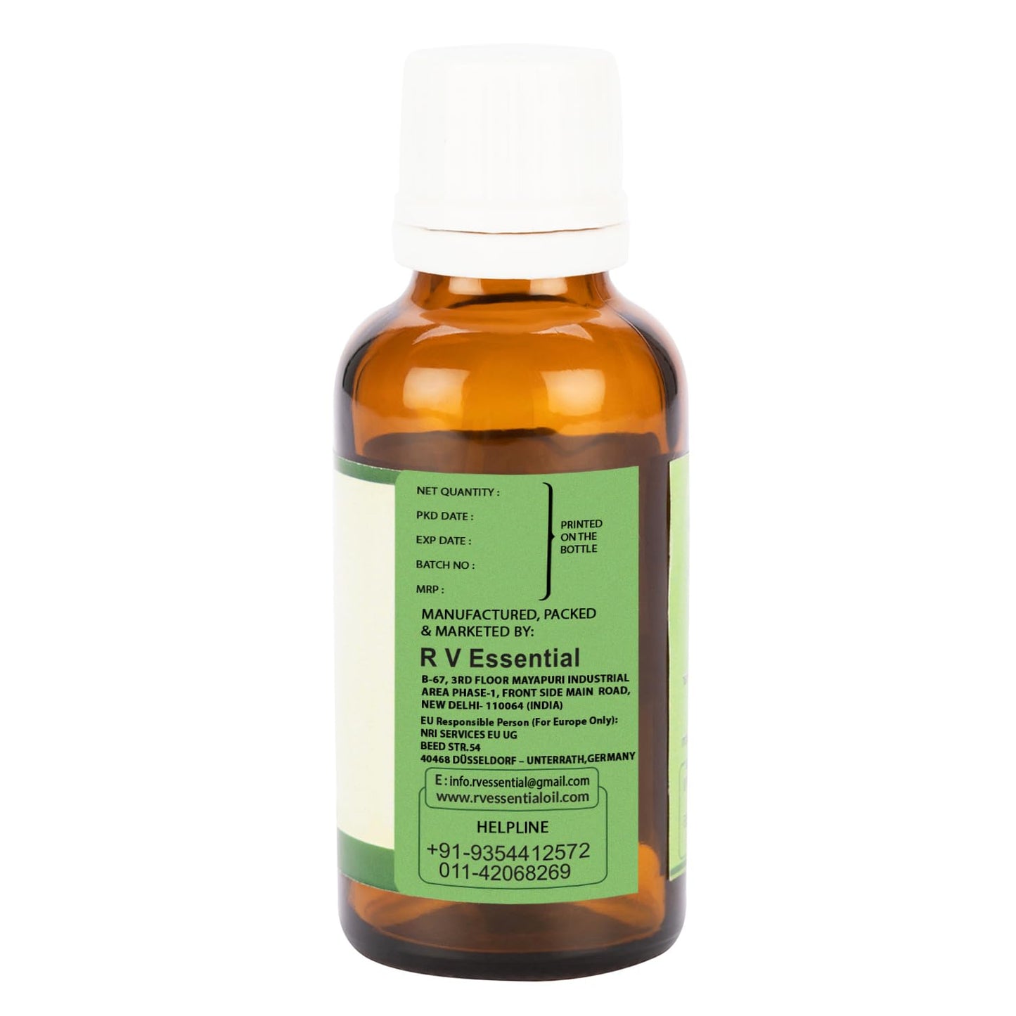 R V Essential Pure Valerian Essential Oil 5ml | Valeriana Officinalis, 100% Pure & Natural Therapeutic Grade