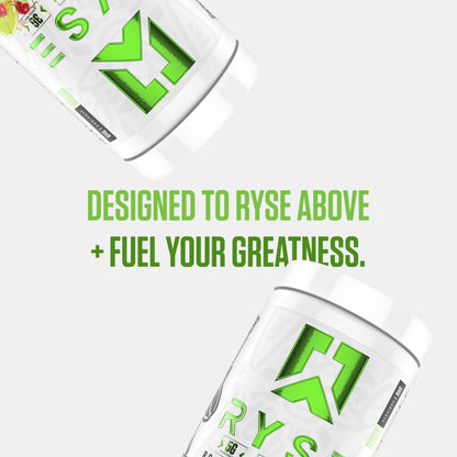 RYSE BCAA EAA Powder – Cherry Limeade | 5g BCAAs, 3g EAAs, Sugar-Free Electrolytes | 30 Servings