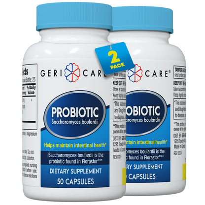Saccharomyces boulardii Probiotic 500 mg | Digestive Health | 2-Pack