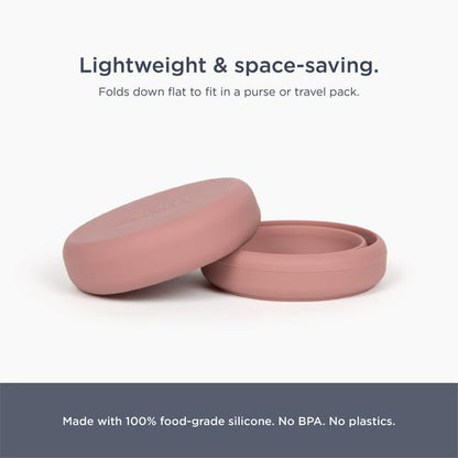 Saalt Compact Sanitizer — Microwaveable, Collapsible Cup & Disc Cleaner (Sage)