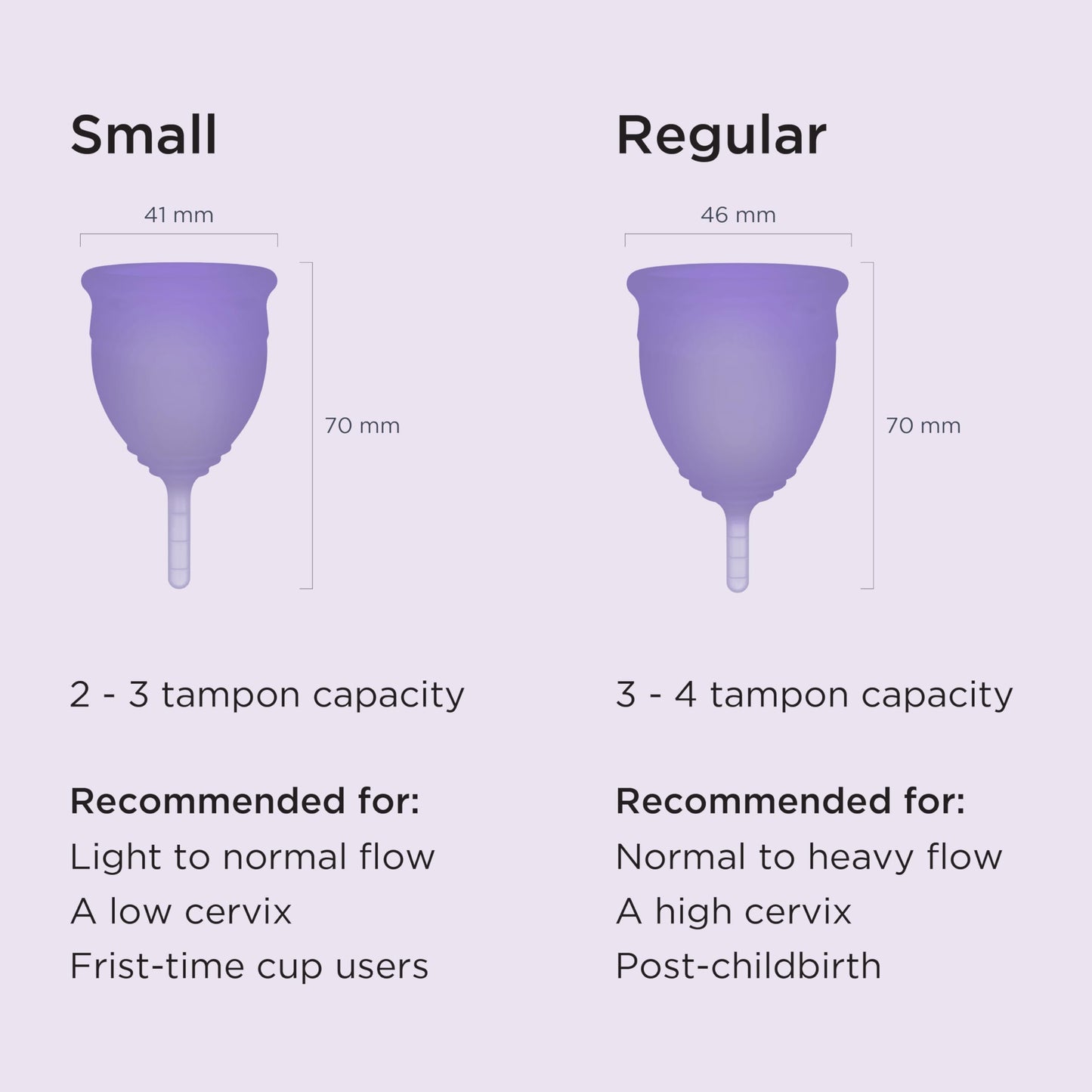 Saalt Soft Menstrual Cup – Reusable, Comfortable Leak-Free Protection (Regular, Mountain Iris)