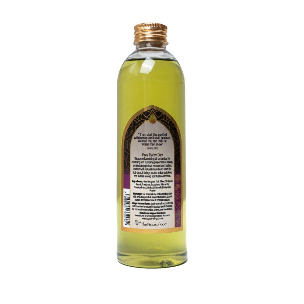 Hyssop Purification Anointing Oil 250ml – Holy Land, Jerusalem