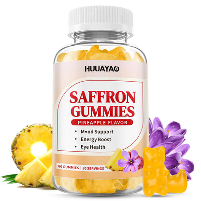 10-IN-1 Saffron Gummies – Sugar Free Mood & Focus Support (60 Count)
