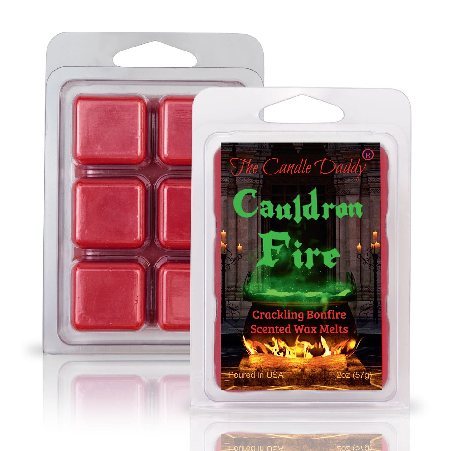 The Candle Daddy Salem Book of Smells Halloween 5 Pack - 5 Witchy Wax Melts (30 Cubes, 10 oz)