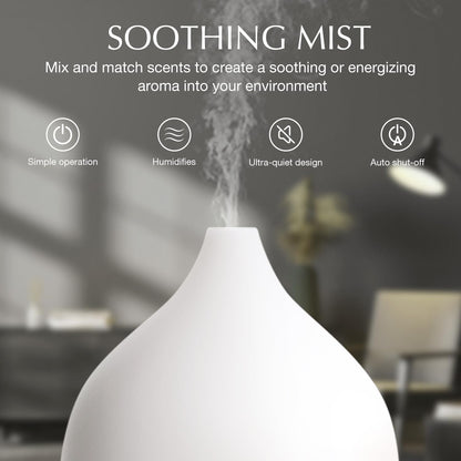 SALKING Essential Oil Diffuser Set (2 Dark, 100ml) – Small Ultrasonic Diffusers with Auto Shut-Off