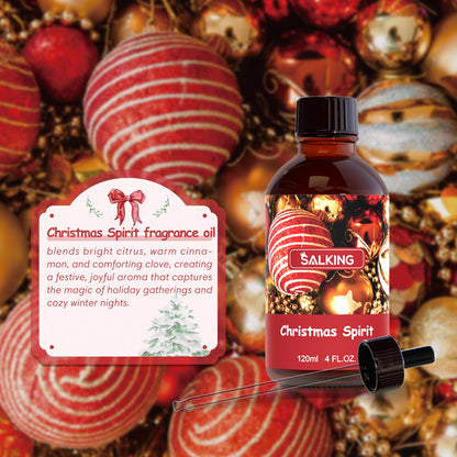 SALKING Christmas Spirit Fragrance Oil 120ml | Premium Essential Oils