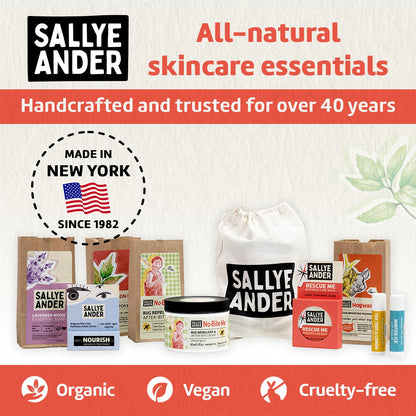 SALLYEANDER No Bite Me — All-Natural Bug Repellent & After-Bite Cream, 2 oz