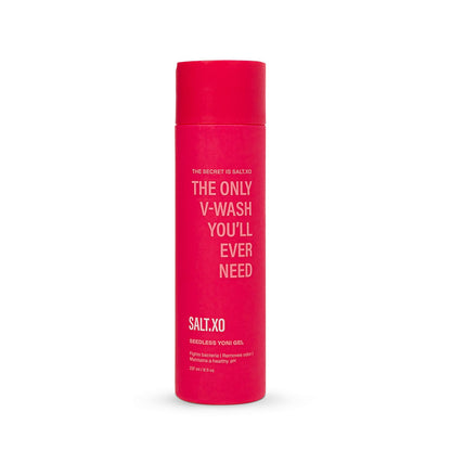 salt.xo Seedless Yoni Gel Wash – pH-Balanced with Cucumber & Aloe (8 oz)