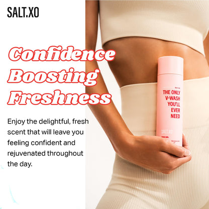 SALT.XO pH Balancing Yoni Gel Wash – Refreshing Peppermint, 8 Fl Oz