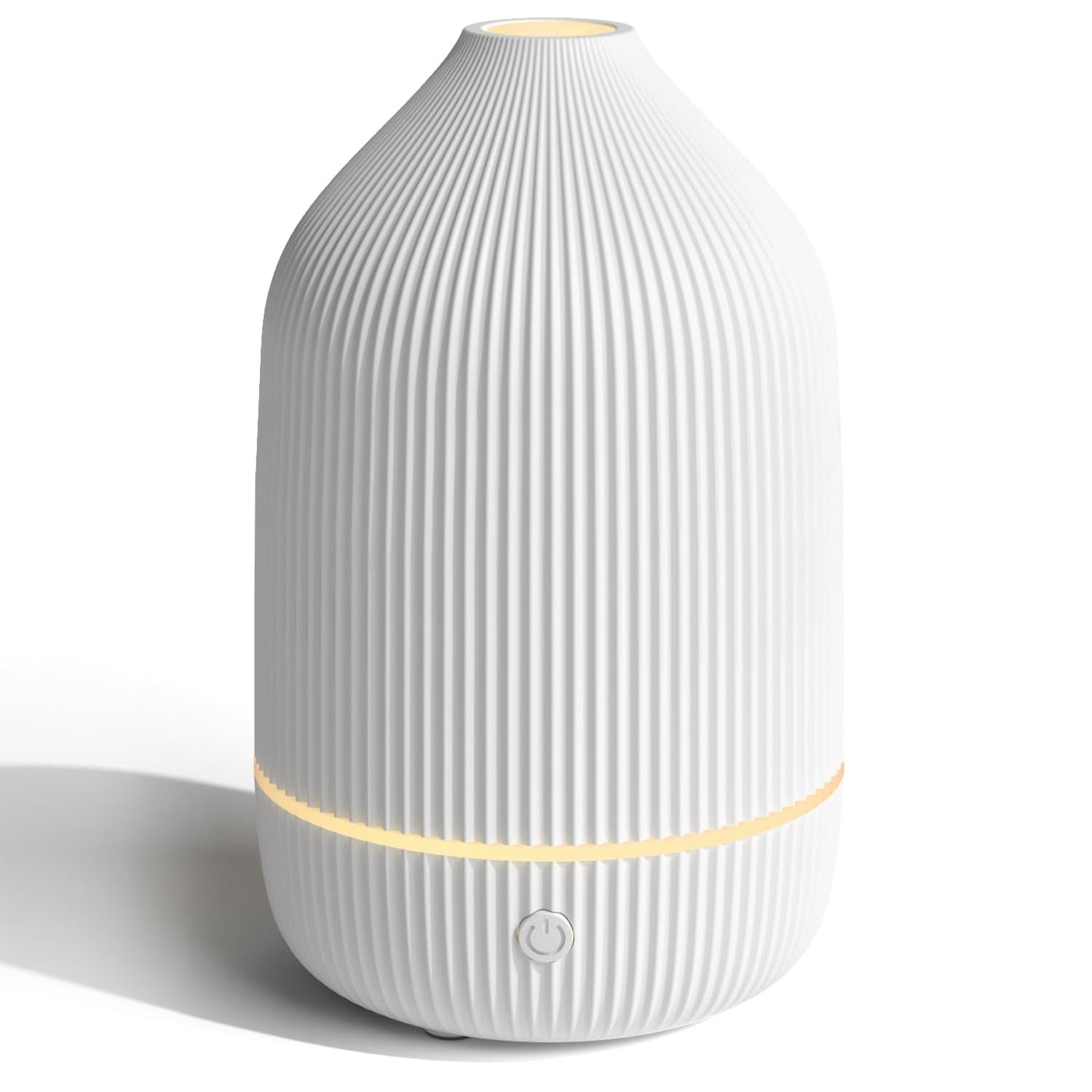 SALUBRITO Essential Oil Diffuser 100ml – Mini Ultrasonic, 7 LED Lights, Auto Shut-Off, White