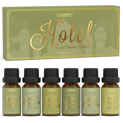 SALUBRITO Luxury Hotel Fragrance Oil Set – Premium Diffuser Essential Oils
