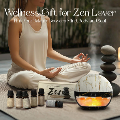 SALUBRITO Zen Fragrance Oil Set – Tea Essential Oils for Diffuser, Candle & Soap Making