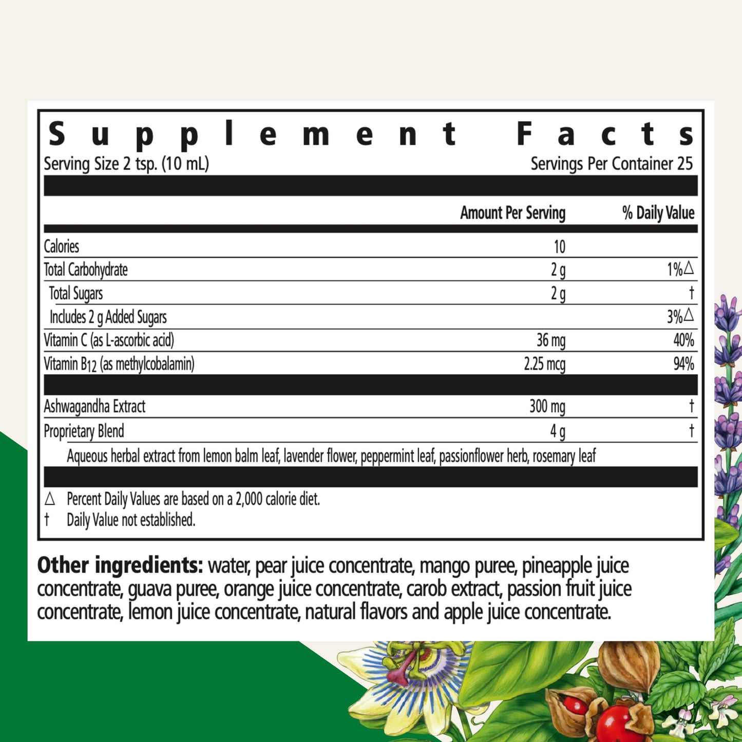 Salus Floradix Ashwagandha Liquid - Stress Support, 8.5 fl oz - Vegan