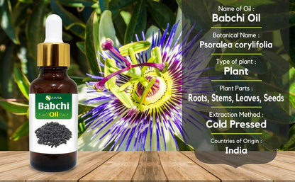 Salvia Babchi Oil (Psoralea Corylifolia) - Pure Cold-Pressed Carrier Oil 50 ml with Dropper | Therapeutic Grade