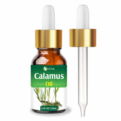 Salvia Calamus Oil (Acorus Calamus) – Therapeutic Essential Oil, 15ML | Steam Distilled