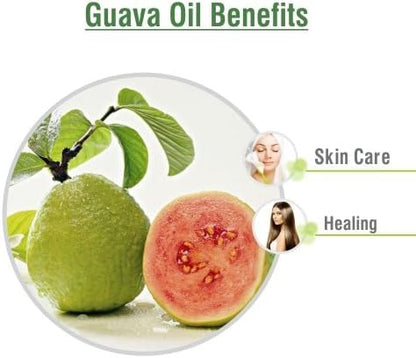 Salvia Guava Oil (Psidium Guajava) – 100% Natural Carrier Oil, 15 ml