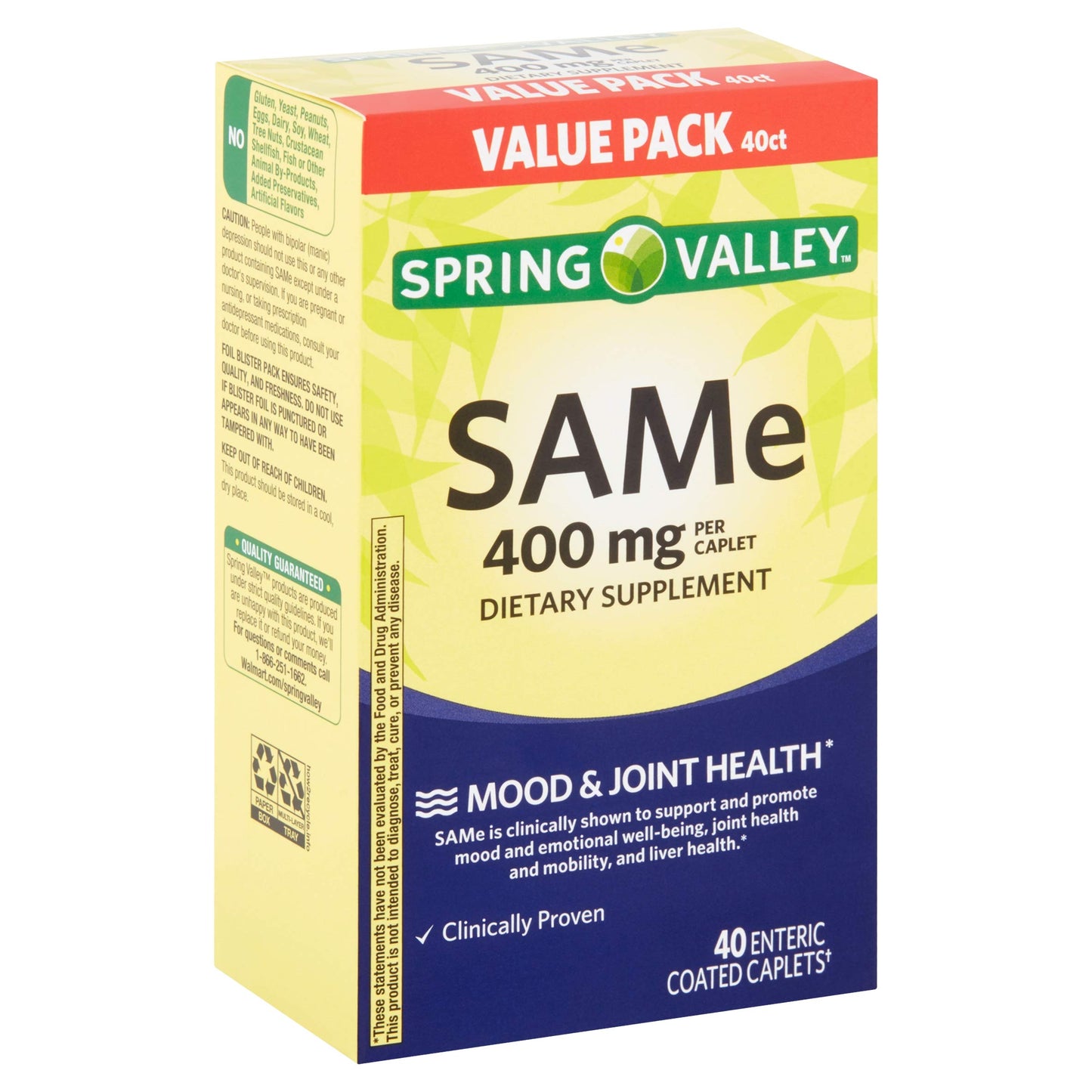 Same 400MG 40 Caplets - CoQ10 for Heart Health and Cellular Energy