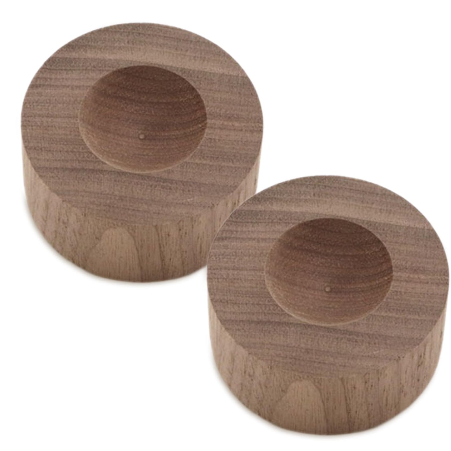 SAMIQU Wooden Essential Oil Diffuser – 2-Pack Walnut Wood Cylinder Diffusers for Home, Office, Car