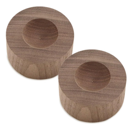 SAMIQU Wooden Essential Oil Diffuser – 2-Pack Walnut Wood Cylinder Diffusers for Home, Office, Car