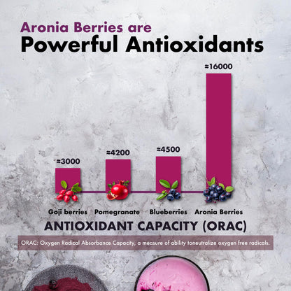 Samsara Herbs Aronia Berry 20:1 Extract | 120x500mg Capsules | Antioxidant & High ORAC