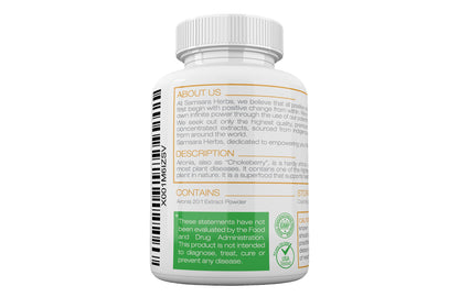 Samsara Herbs Aronia Berry 20:1 Extract | 120x500mg Capsules | Antioxidant & High ORAC