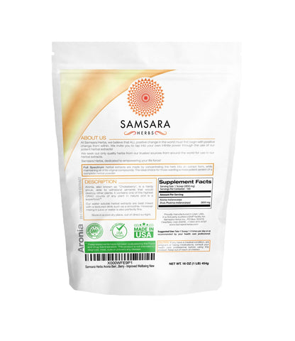Samsara Herbs Aronia Berry 20:1 Extract Powder (16oz/454g) – Antioxidant & High ORAC