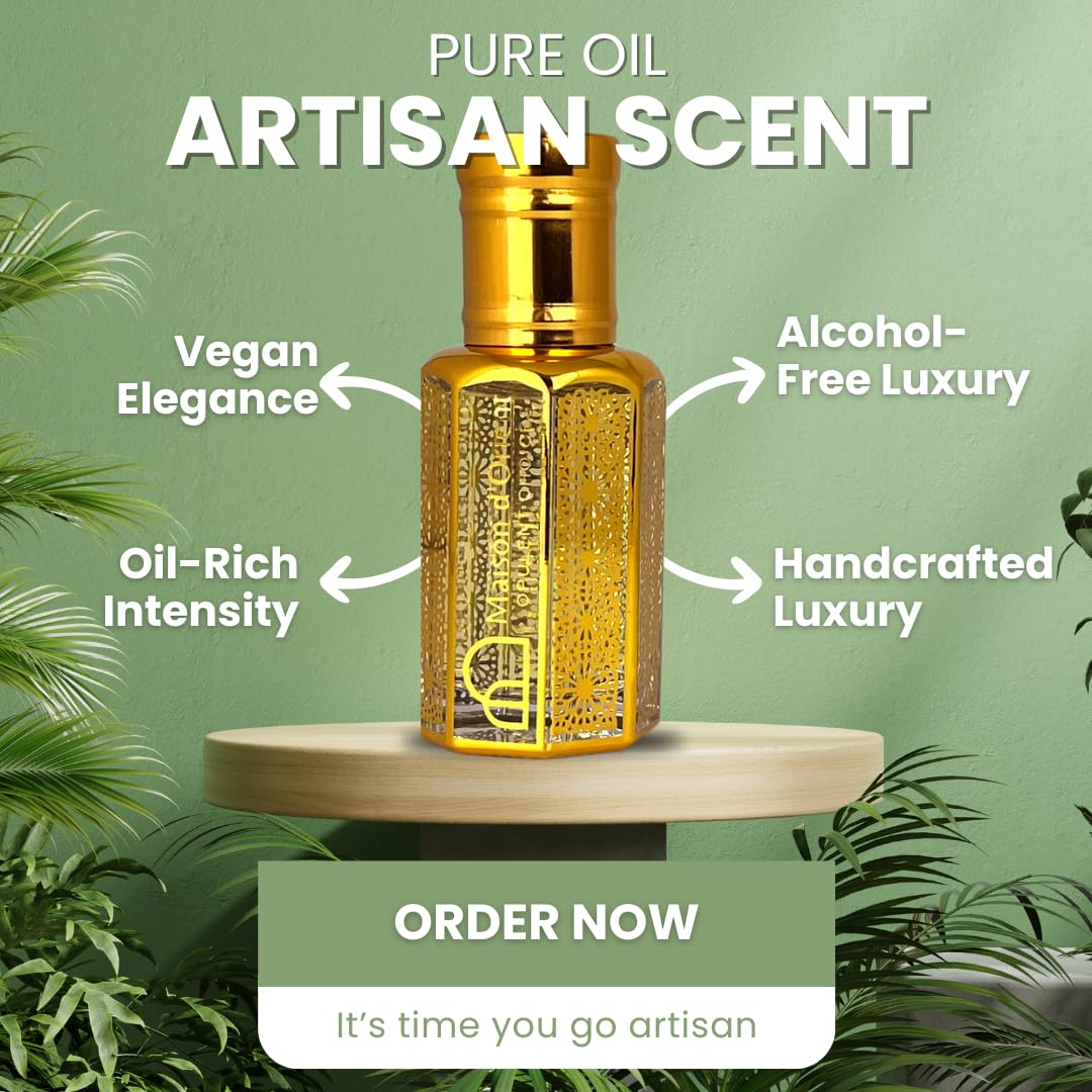 Spanish Sandalwood 12mL – Handcrafted Attar-Style Perfume Oil for Women & Men, Alcohol-Free, Aromatherapy Grade, Long-Lasting Sandalo