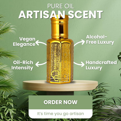 Spanish Sandalwood 12mL – Handcrafted Attar-Style Perfume Oil for Women & Men, Alcohol-Free, Aromatherapy Grade, Long-Lasting Sandalo