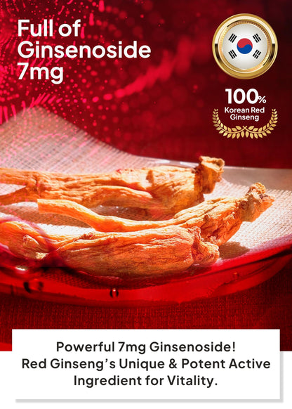 Sanglimwon Korean Red Ginseng Gold Stick – 7mg Ginsenosides, 30 Sticks