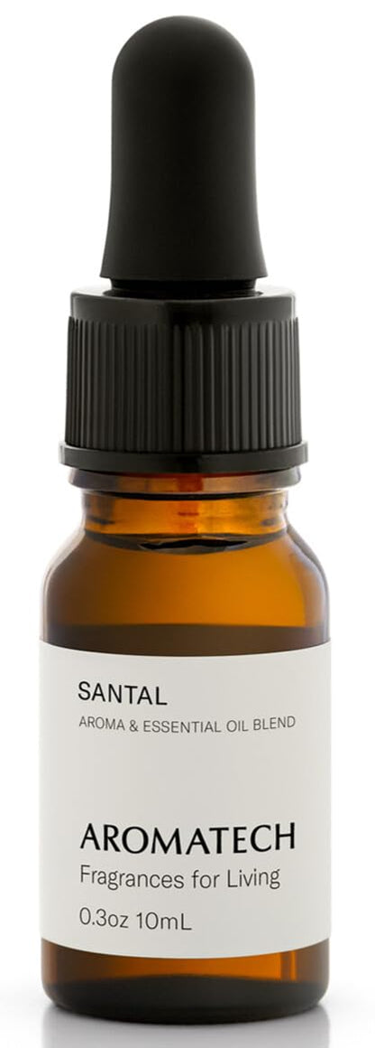 AromaTech Santal Essential Oil Blend – Luxury Hotel Inspired Aromatherapy for Ultrasonic Diffusers & Nebulizers (0.3 fl oz / 10 mL)