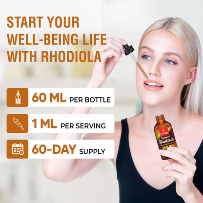 Santegra 57,000mg Liposomal Rhodiola Rosea with Ashwagandha — 360ml Liquid