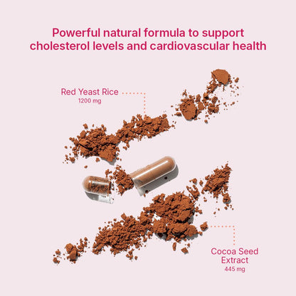 Santo Remedio Cholesterol Plus – Red Yeast Rice & Cocoa Supplement