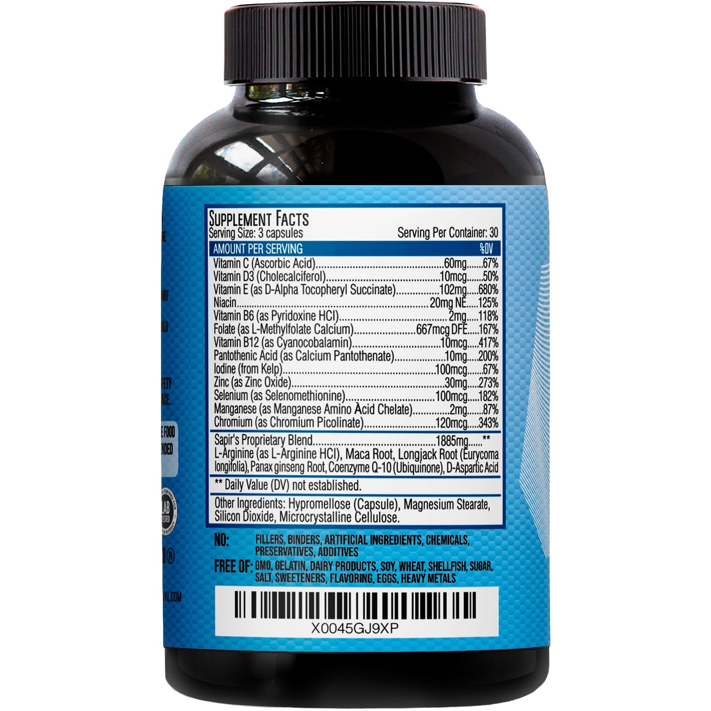 Semen Volume Booster & Male Fertility Supplement | Sapir