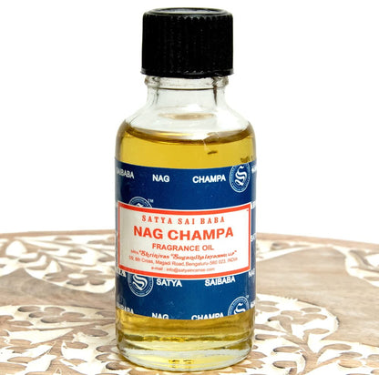 Satya Sai Baby Nag Essential Oil – 30 ml | Nag Champa Fragrance
