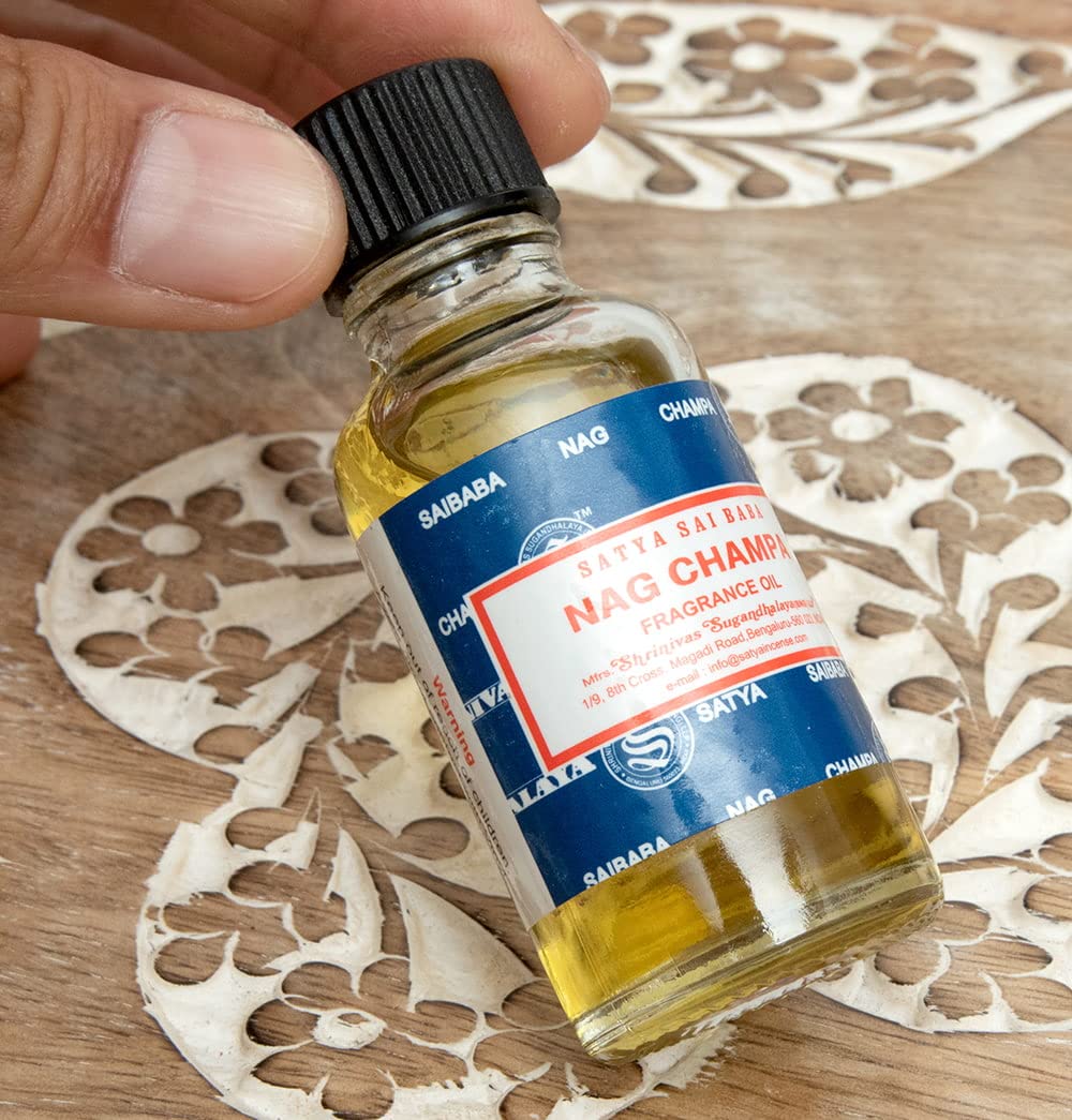 Satya Sai Baby Nag Essential Oil – 30 ml | Nag Champa Fragrance