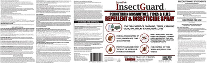 InsectGuard Permethrin Spray by $averPak — Mosquito, Tick & Fly Repellent & Insecticide (Gallon, 2 Pack)