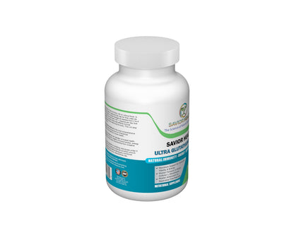 Savior Health Ultra Glutathione Boost – L-Glutathione Supplement with Herbal Extracts, 790mg, 120 Veggie Capsules (Gluten-Free)